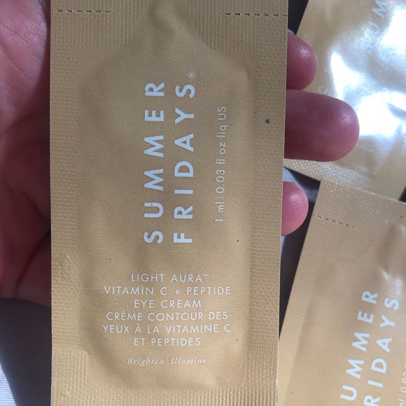 Summer fridays 7 x 1ml light aura vitamin c + peptide eye cream sample - Picture 3 of 4
